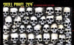 Midnight Studios Props "Skull Wall Panel" Haunted House Facade