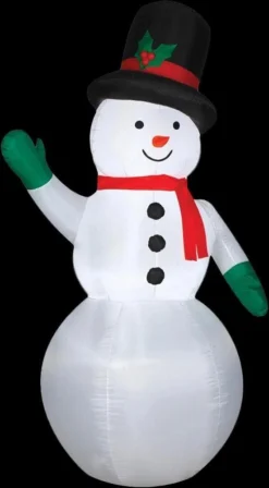 Morris General Decorations "Snowman" Air-blown Inflatable Christmas Decoration