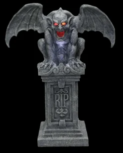 Morris "Stone Gargoyle With Sound And Lights" Halloween Decoration
