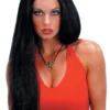 Morris Accessories "Straight Black" Halloween Wig - 24'