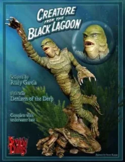 The Horror Dome Props "Swimming Creature From The Black Lagoon" Unpainted Model Sculpture