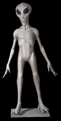 Distortions "UFO Alien" Full-Size Professional Halloween Prop By Jordu Schell