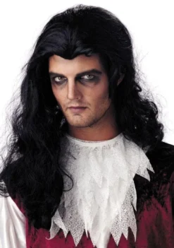 Morris Accessories "Vampire Nightlife - Black" Halloween Wig