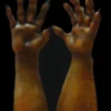 The Horror Dome Hands & Feet "Werewolf Hands - Brown" Deluxe Halloween Costume Gloves