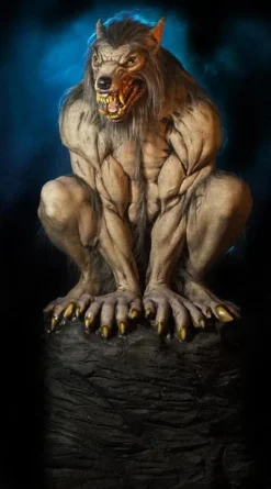 Distortions Animatronics Wicked Wolf Professional Halloween Animatronic