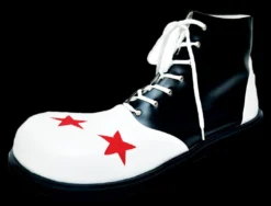 Morris "Wingtip - Black/White" Clown Shoes