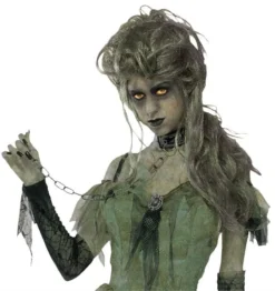 Morris Accessories "Zombie Lady - Grey" Halloween Wig