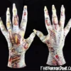 The Horror Dome "Zombie Skeleton Hands" Halloween Costume Gloves Hands & Feet